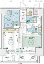 エステムコート大阪福島Ⅱレイヤーの物件間取画像